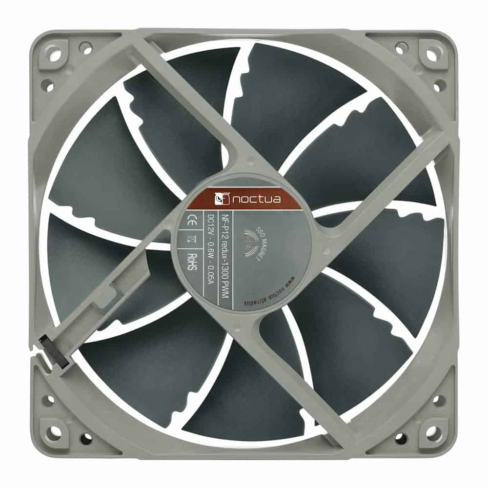 (image for) Noctua NF-P12 REDUX PWM 1300RPM 120mm Grey/Black Quiet Case Fan